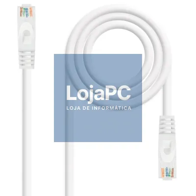 Nanocable Cabo de rede cat. 6A LSZH/UTP 3 M Branco