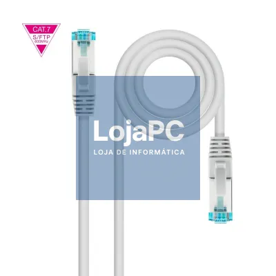 Nanocable Cabo de rede cat. 7 LSZH/SFTP 1 M Cinzento