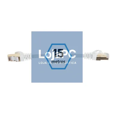 iggual Cabo de rede cat7 SFTP LSZH 15 metros branco