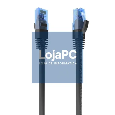Aisens Cabo RJ45 CAT.6 UTP AWG26 CCA Preto 1M