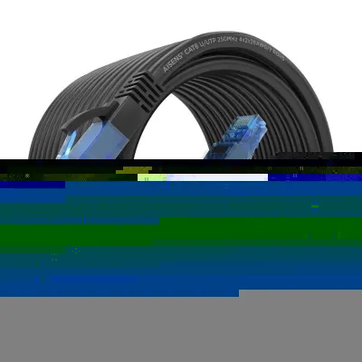 Aisens Cabo RJ45 CAT.6 UTP AWG26 CCA Preto 10M