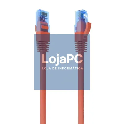 Aisens Cabo RJ45 CAT.6 UTP AWG26 CCA Vermelho 1.0m