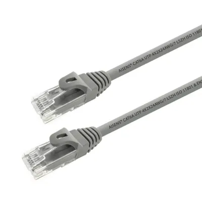 Aisens Cabo de rede RJ45 Cat.6A UTP branco 25cm