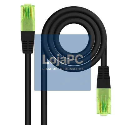Nanocable Cabo RJ45 Cat.6 UTP CCA 15 m Preto