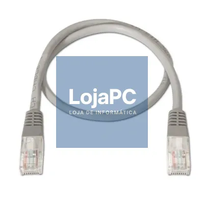 Aisens Cabo de rede RJ45 CAT.5E UTP AWG26 cinzento 3.0m