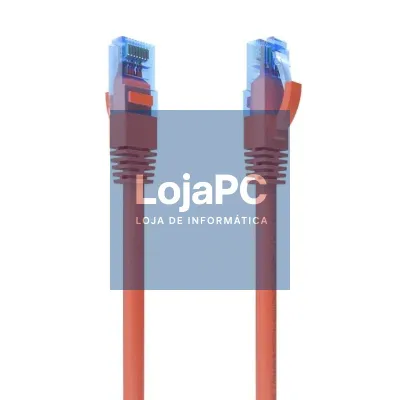Aisens Cabo RJ45 CAT.6 UTP AWG26 CCA Vermelho 25cm