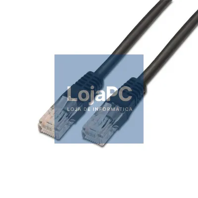 Aisens Cabo de rede RJ45 CAT.6 UTP AWG24 preto 2.0m