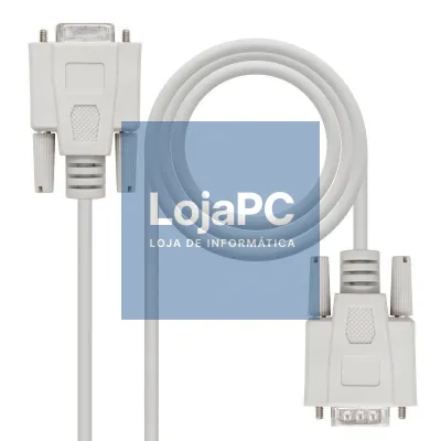 Nanocable Cabo Serie Modem DB9/M-DB9/H