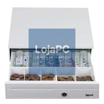 iggual Cajón portamonedas IRON-30PW 5+5 BlancoPuro