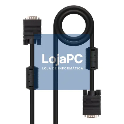 Nanocable Cabo Comutador Vga 3 M Preto