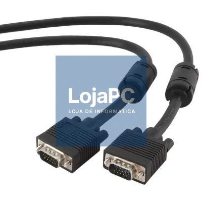Gembird Cabo Comutador VGA 10 Mts Preto