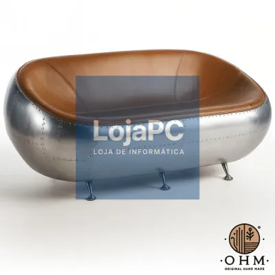 Sofá Loveseat Brown