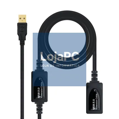 Nanocable Cabo USB 2.0 Prolong. Amplificador 10M