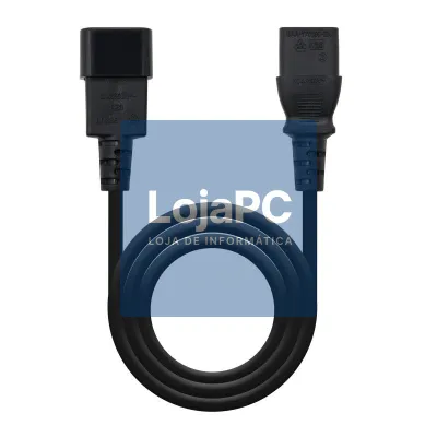 Nanocable Cabo Alimentação CPU, C13/H-C14/M, 3.M