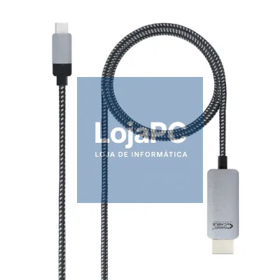 Nanocable Cabo Conversor USB-C/M a HDMI/M 3 M