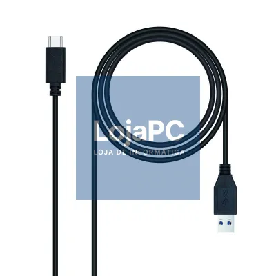 Nanocable Cabo USB 3.1 Gen2 USB-C/M-A/M 1,5 M