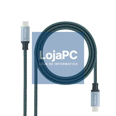 Nanocable Cabo USB 3.1GEN2 5A USB-C/M-USB-C/M 2 M