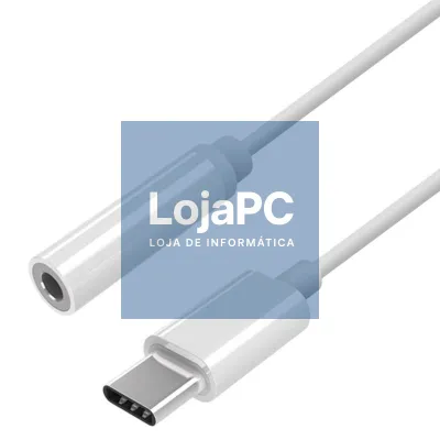 Aisens Conversor USB C-M Jack 3.5-H Branco 15Cm