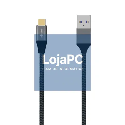 Aisens Cabo USB 3.1 Gen2 Alu 3A CM-AM Cinzento 2.0M