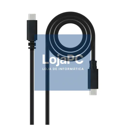Nanocable Cabo USB2.0 3A USB-C/M-USB-C/M 1.5 M