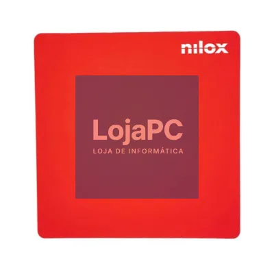 Nilox Tapete de rato base antidesliz Vermelha