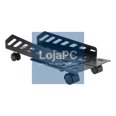 Tooq Suporte para CPU de chão com rodas preto