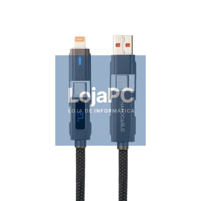 Nanocable Cabo USB-C+USB-A/M-LIGHTNING+USB-C/M 1M