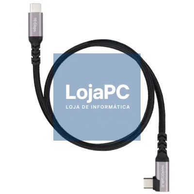 Nanocable Cabo USB-C 3.2 GEN2 Acodado 100W 2 M