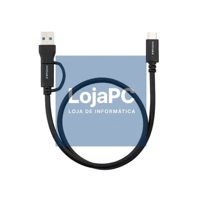 Nanocable Cabo USB-C+USB-A/USB-C 3.2 GEN2 3 M