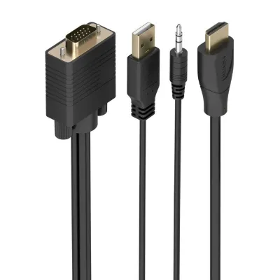Aisens Cabo Conversor SVGA y Audio a HDMI 2m