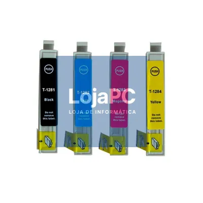INKOEM Tinteiro Compatível Epson T1281 Preto