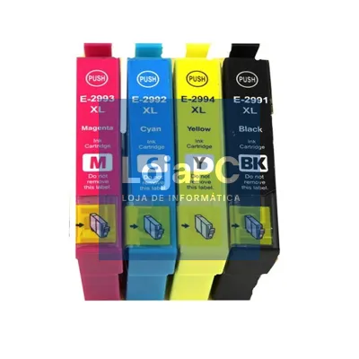 INKOEM Tinteiro Compatível Epson T2992XL Ciano