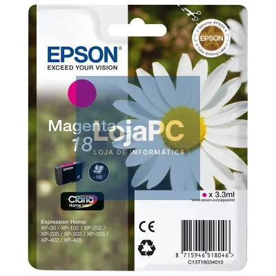 Epson Tinteiro T1803 Magenta
