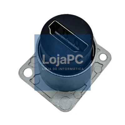 Adapter High Speed HDMI female - HDMI female panel-mount Preto