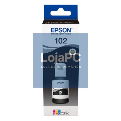 Epson Frasco de tinta Ecotank 102 Preto