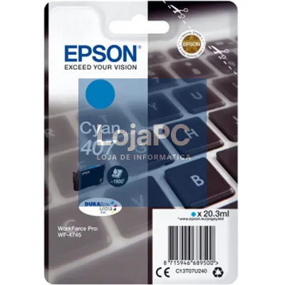 Epson Tinteiro WF-4745 Ciano