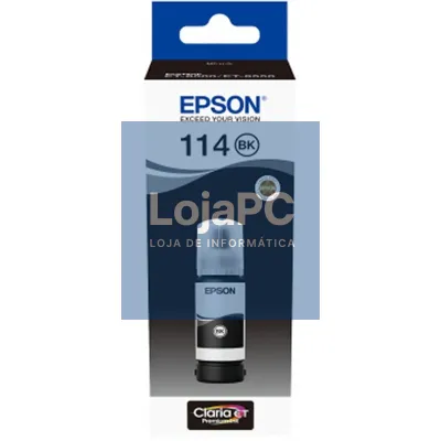 Epson Frasco de tinta Ecotank 114 Preto