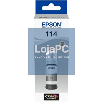Epson Frasco de tinta Ecotank 114 Cinzento