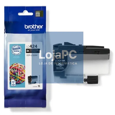 Brother Tinteiro LC424BK Preto