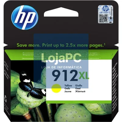 HP Tinteiro 912XL Amarelo