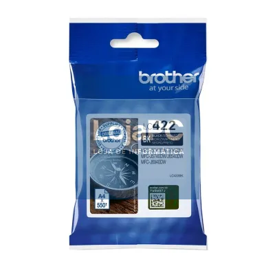 Brother Tinteiro LC422BK Preto
