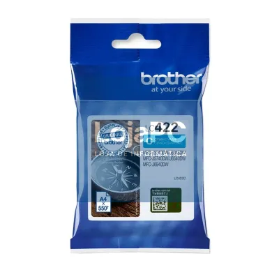 Brother Tinteiro LC422C Ciano