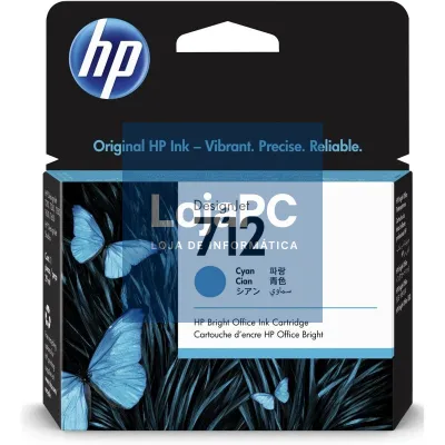 HP Tinteiro 712 Ciano