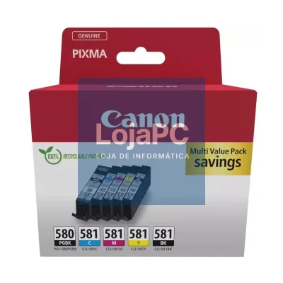 Canon Tinteiro Multipack PGI-580/CLI-581