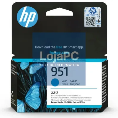 HP Tinteiro 951 Ciano