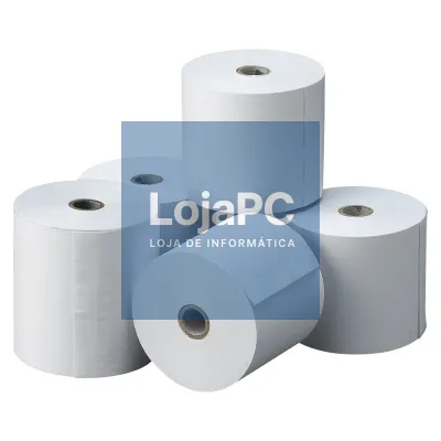 Rollo Papel Térmico 80X80X12 MM Pack 6 Uds sem BPA