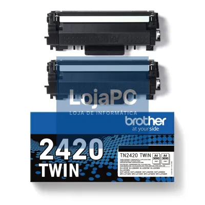 Brother Tóner TN2420TWIN Preto Pack 2 uds