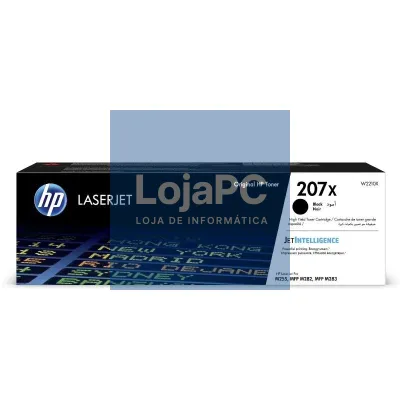HP Tóner 207X Preto