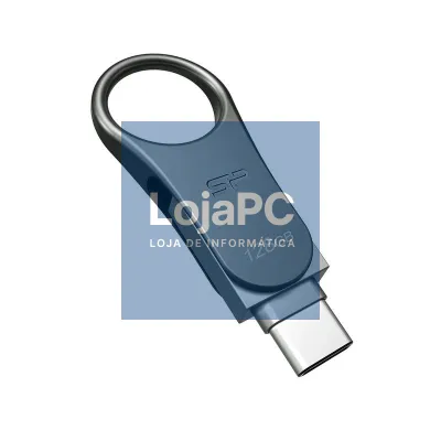 SP Lapiz USB C80 USB-C 3.2 128GB Dual Metalico