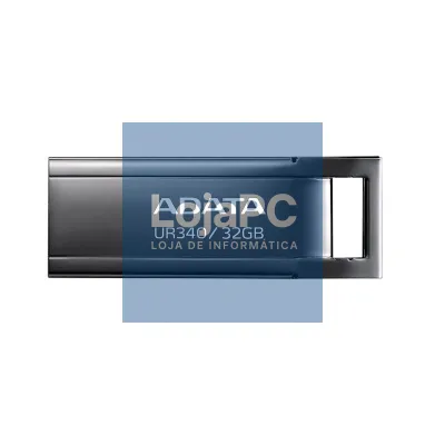 ADATA Lapiz USB UR340 32GB USB 3.2 Metal Black